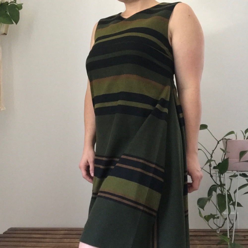 Shift dress runs big